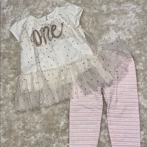 Mud Pie First Birthday Outfit